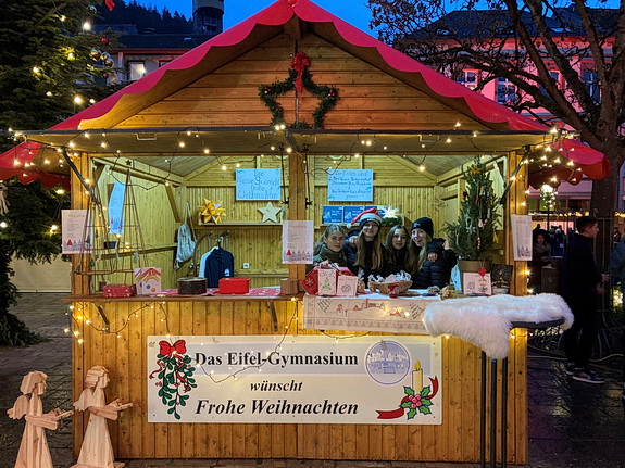 Weihnachtsmarkt Klasse 9b