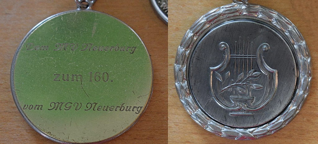 Medaille13 160 Jahre MV